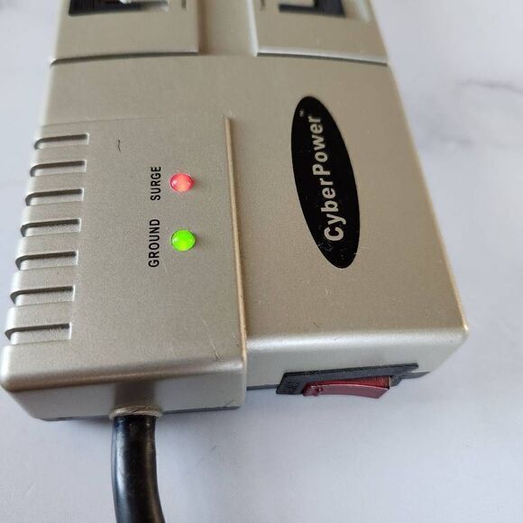 Cyberpower model 02-198-10MS- FC item 1080 125 volt surge protector - Picture 5 of 5